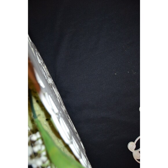 SALE Vintage Flower Cart and Butterflies Wall Decor 1970s - Picture 4 of 6